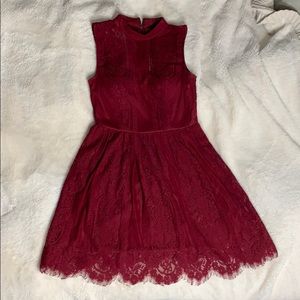 Burgundy Dress